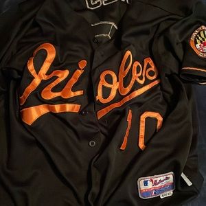 Baltimore Orioles Jersey Adam Jones MLB Authentic Majestic Size 52 Collection